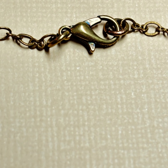 Antique Bronze Filagree Necklace -NWT - Picture 6 of 6